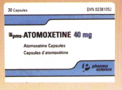 Acheter Atomoxetine - Illustration de la molécule et gélule