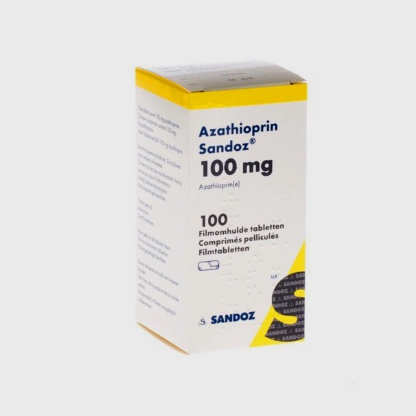 Azathioprine - comprimés et blister