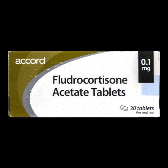 Fludrocortisone - Illustration comprimés et boîte de médicament