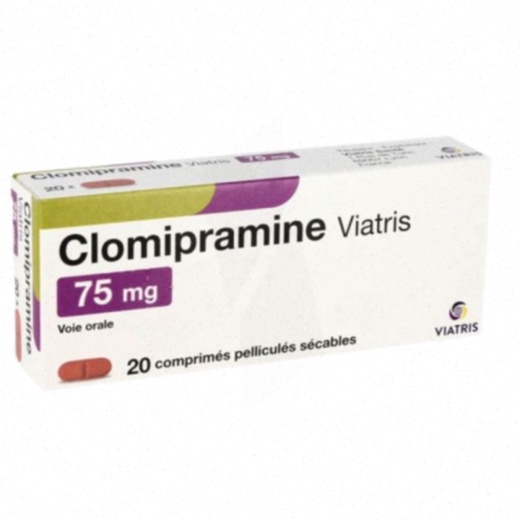 Boîtes d'Imipramine générique et princeps