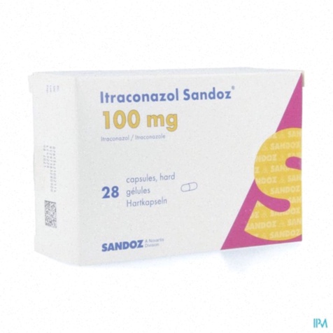 Acheter Itraconazole - Illustration d’un flacon de capsules antifongiques
