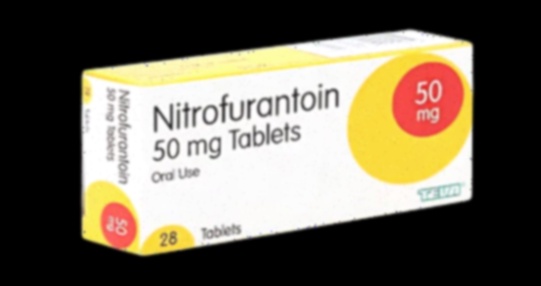 Acheter Nitrofurantoin - Illustration d'un comprimé et flacon