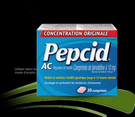 Acheter Pepcid – illustration comprimés de famotidine