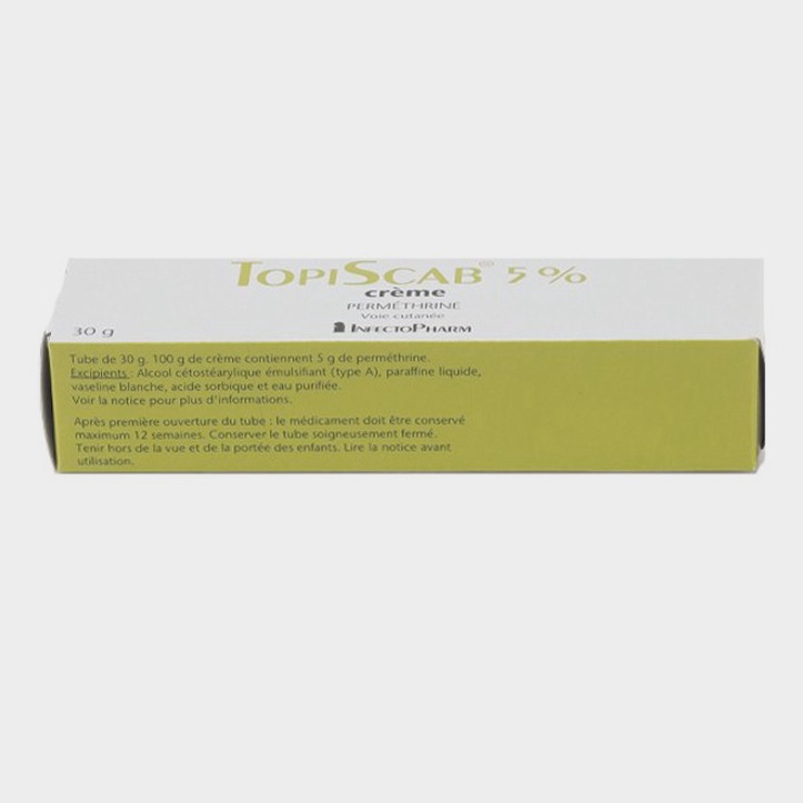 Commander Permethrin en ligne - Illustration flacon et boîte de crème