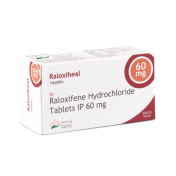 Raloxifene - Illustration du comprimé et emballage