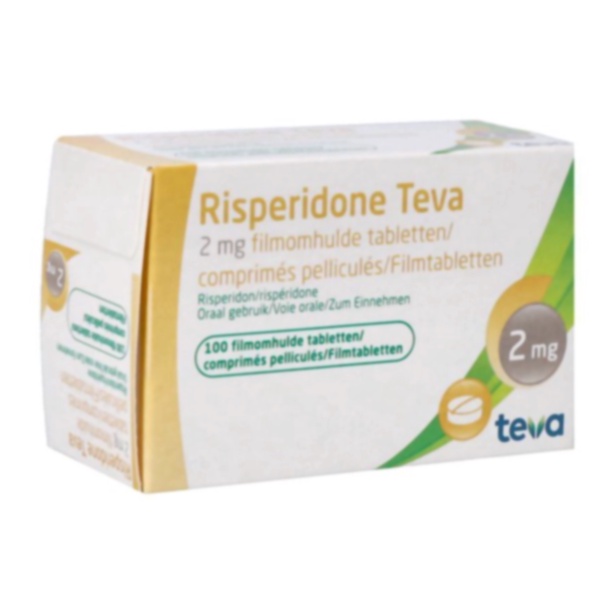 Commande de Risperidone - Illustration de boîte de comprimés