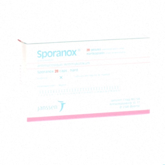Boîte de Sporanox et ampoules