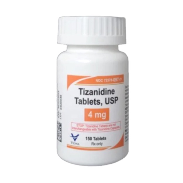 Tizanidine comprimés et boîte