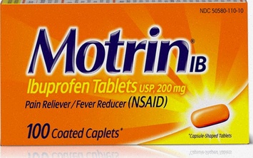 Acheter Motrin - boîte de comprimés et dosage
